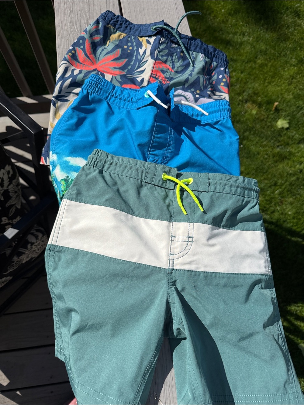 Set of 3 Boys Swim Trunks!